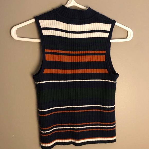 CUTE STRIPPED TURTLENECK - Picture 2 of 2